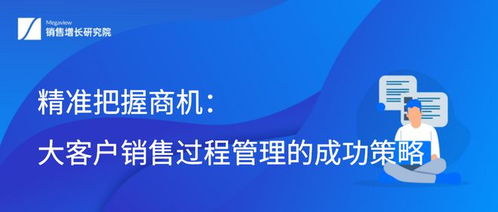 精准把握商机 大客户销售过程管理的成功策略